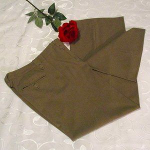 LARRY LEVINE BEIGE/TAUPE DRESS SLACKS